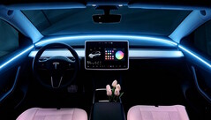 A Star Ring Tesla világításkészlet fényeffektusokkal és biztonsági funkciókkal egészíti ki a Tesla 3 és Y elektromos autókat.