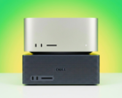 Mac Studio (fent), Dell XPS RTX Spark Mini PC (lent).