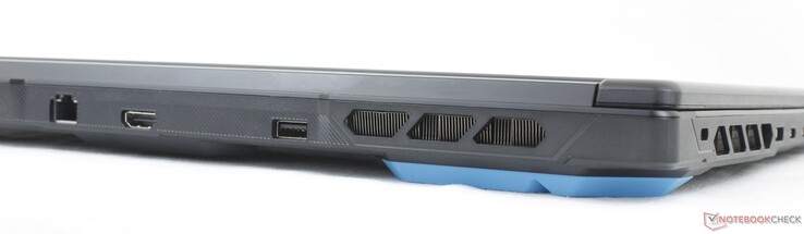 Hátoldal: RJ-45 (1 Gbps), HDMI 2.1, USB-A 3.2 Gen. 1