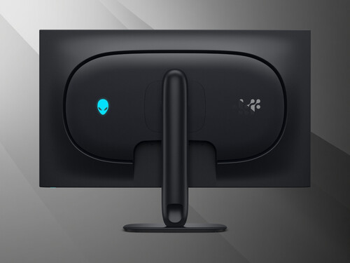 Az Alienware AW3226Q 32 hüvelykes 4K OLED monitor hátulja