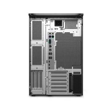 Dell Pro Precision 9 T6 hátulról.
