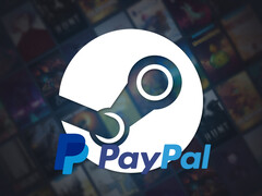 Steam háttér a PayPal logójával látható (Kép forrása: Steam, PayPal szerkesztéssel)