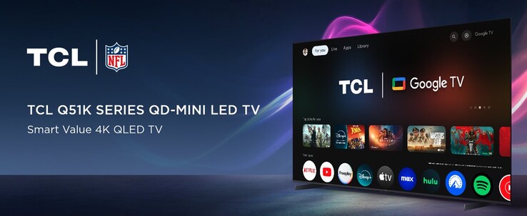 A TCL Q51K 4K QLED Smart TV. (Kép forrása: TCL)
