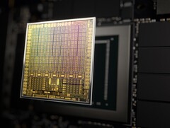 Nvidia GeForce RTX 3050 4GB laptop GPU chip (Kép forrása: Nvidia marketing anyagok)