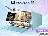 A Moto Pad 70 12,1 hüvelykes IPS LCD-kijelzővel rendelkezik