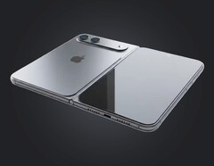 A Apple iPhone Fold a hírek szerint szokatlanul széles képaránnyal debütál majd. (Kép forrása: iPhone-Ticker, szerk.)