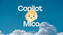 A Copilot Mico AI társalkalmazásának promóciós képe
