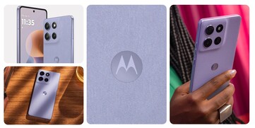 Motorola Moto G86 Power Pantone Cosmic Sky színben. (Kép forrása: Motorola)