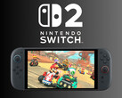 Nintendo Switch 2 Mario Kart World játékkal (Kép forrása: Nintendo of America szerkesztve)