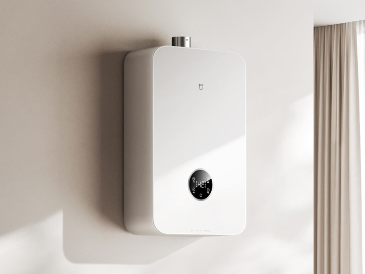 A Xiaomi Mijia Smart gázüzemű vízmelegítő 2 vízeséses zuhanyzó nulla hideg vízzel (18 l). (Kép forrása: Xiaomi)