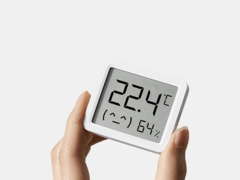 A Xiaomi Smart Temperature and Humidity Monitor 3 Mini globális bevezetésre készül. (Kép forrása: Xiaomi)