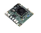 Az Aaeon MIX-PT LWV1 Mini ITX alaplapja úgy néz ki, mint egy tipikus, beépített ventilátorral ellátott kompakt SFF alaplap.