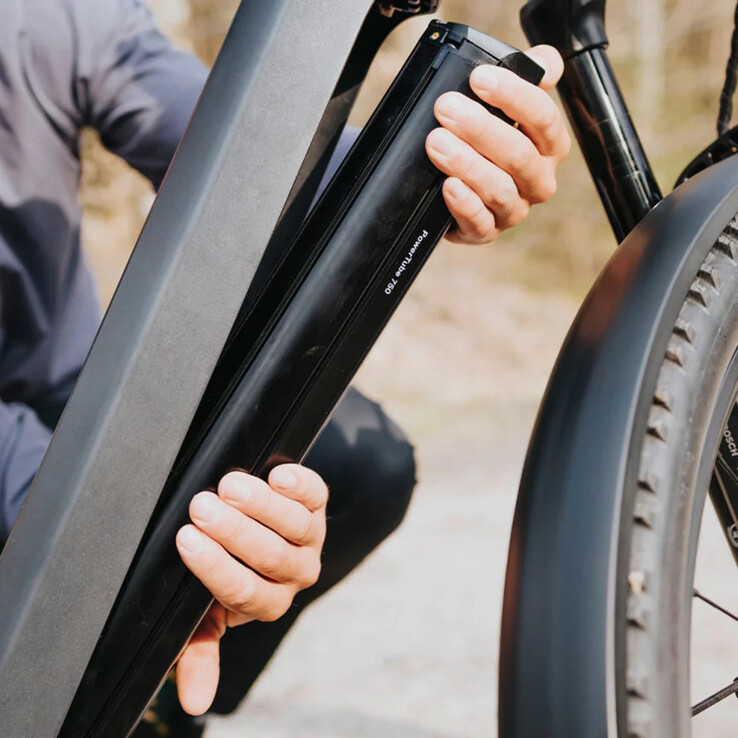 A Bosch PowerTube 540 akkumulátor súlya megegyezik a PowerTube 500-éval. (Kép forrása: Bosch)
