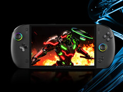 A OneXPlayer Apex 8 hüvelykes VRR kijelzővel és 85 Wh-s külső akkumulátorral is rendelkezik. (Kép forrása: One-Netbook)