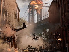 A Battlefield 6 trailerének képernyőmentése, amely a brooklyni Manhattan-hidat mutatja (kép forrása: SteamDB)