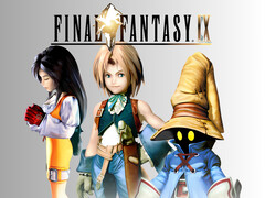 Final Fantasy 9 artwork Zidane-nal középen (Kép forrása: Square Enix szerkesztve)