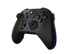 A ROG Raikiri II Xbox vezeték nélküli vezérlő előlapján és oldalán LED-es lámpák világítanak. (Kép forrása: Asus ROG)