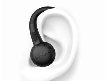 A SoundForm ActiveFit fülhallgató szilikon fülhoroggal rendelkezik a biztonságos illeszkedés érdekében. (Kép forrása: Belkin)