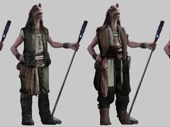 A Star Wars Eclipse állítólagos kiszivárgott képein többek között egy gungan karakter is látható (képünkön). (Kép forrása: MP1st)