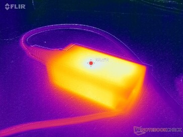 A hálózati adapter 40 C fölé emelkedik igényes terhelés esetén
