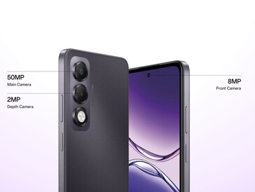 A kedvező árú telefon összesen három kamerával érkezik (Kép forrása: Oppo)