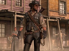John Marston a Red Dead Redemption egyik városi jelenetében (Kép forrása: Rockstar Games)