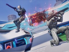 A Splitgate 2 két frakciója harcba keveredett. (Kép forrása: Steam)