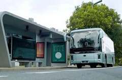 Az új e-Bus Platform 3.0-ra épülő elektromos BYD C11 busz (Kép forrása: BYD)