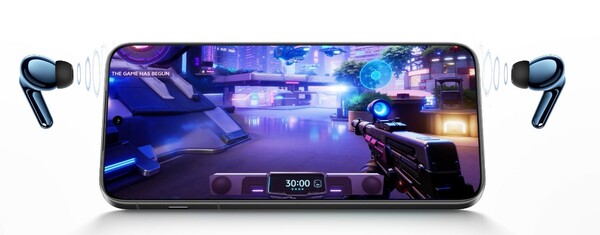 A Vivo TWS 5 fülhallgató alacsony késleltetésű játékmóddal rendelkezik. (Kép forrása: Vivo)