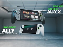 ROG Xbox Ally és ROG Xbox Ally X kéziszámítógépek. (Kép forrása: Microsoft)