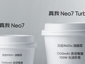 A Realme összehasonlítja a Neo7 és a Neo7 Turbo készülékeket. (Kép forrása: Realme)