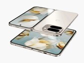 A Google Pixel 10 Pro Fold állítólag vékonyabb zsanérral rendelkezik. (Kép forrása: @OnLeaks / Android Headlines)