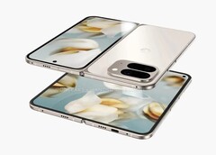 A Google Pixel 10 Pro Fold állítólag vékonyabb zsanérral rendelkezik. (Kép forrása: @OnLeaks / Android Headlines)