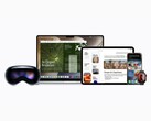 Művészi render, amely a Siri AI-t mutatja az eszközökön.