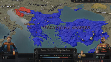 A képen: Egy játékmenet-képernyőkép a Crusader Kings III-ból.