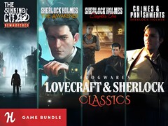 Frogwares Lovecraft and Sherlock Classics Humble Bundle banner (Kép forrása: Humble Bundle with edits)