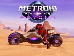 A Metroid Prime 4: Beyond banner Samus Arant mutatja biciklivel (Kép forrása: Nintendo of America YouTube, szerkesztve)