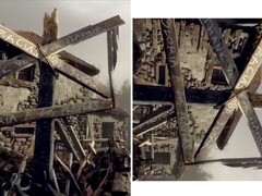 Feltételezett utalások a Resident Evil 9-re a Resident Evil 4 remake tribute videóban. (Kép forrása: PVCFork3 az X-en)