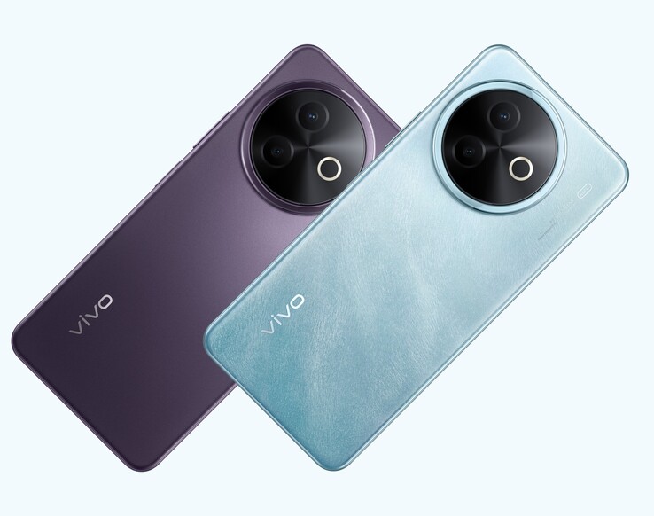 A Vivo Y39 5G lótuszlila és óceánkék színváltozatokban kapható (Kép forrása: Vivo)