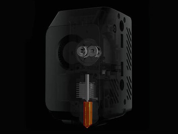 A nyomtató edzett acél fúvókát használ a kopás minimalizálása érdekében (Kép forrása: Anycubic)