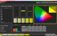CalMAN telítettség