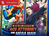 Az igazság duója: Banner: Ace Attorney és Mega Man Humble bundle ajánlat (Kép forrása: Humble Bundle, szerkesztve)