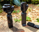 A DJI Osmo Pocket 4P az Insta360 Luna Ultra mellett