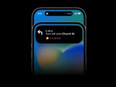 Az iPhone 17 termékcsalád dinamikus szigetének megújult felhasználói felülete lesz. Képeken: Dynamic Island akcióban. (Kép forrása: Apple)