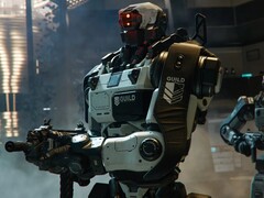 A The Guild nevű globális technológiai óriás robotkatonája a Black Ops 7-ben. (Kép forrása: Call of Duty blog)