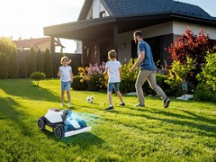 A Mammotion Luba mini AWD LiDAR robotfűnyíró hamarosan piacra kerül. (Kép forrása: Mammotion)