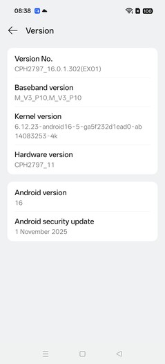 Oppo Find X9 szoftver 