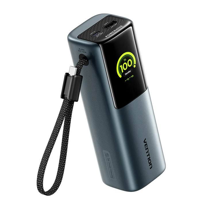A Vention 20000mAh Power Bank. (Kép forrása: Vention)