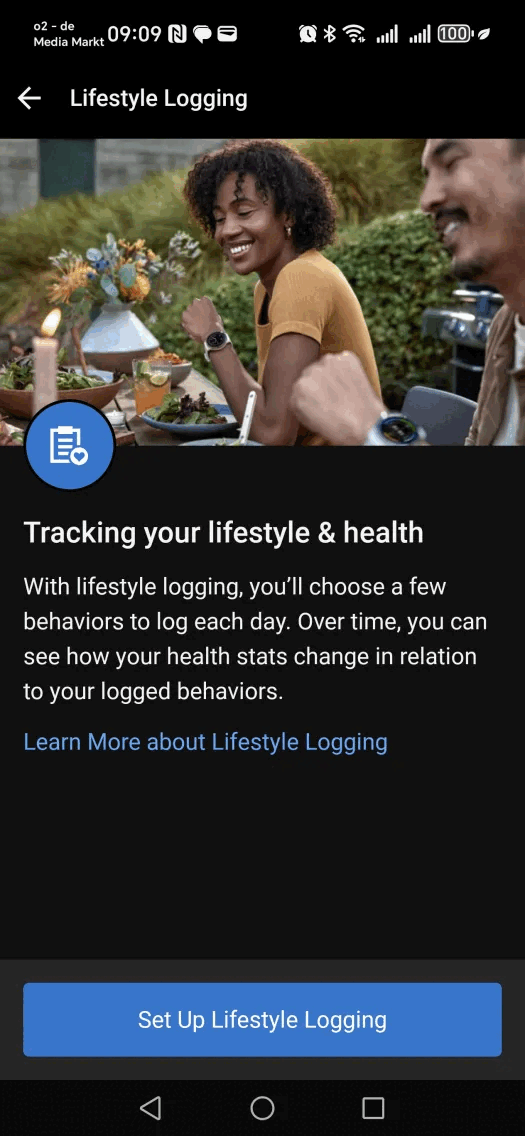 A Garmin életmód naplózó eszközének képernyőképét. (Kép forrása: Screenshot)