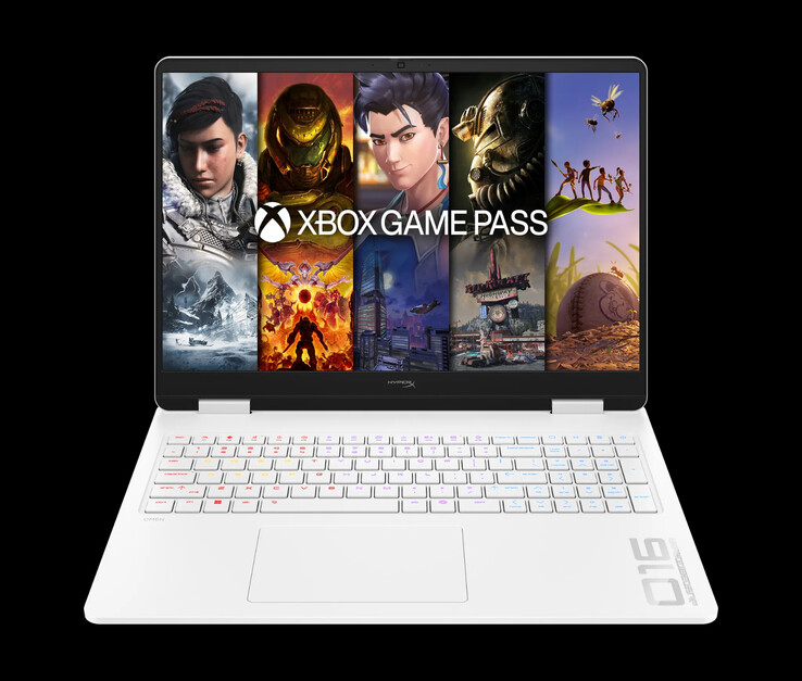 Az új HyperX Omen 16 a Ceramic White kivitelben.
